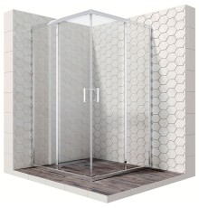 Душевой уголок Ambassador Kingston 90х90 14011102 профиль Хром стекло прозрачное