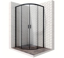 Душевой уголок Ambassador Queen 100х100 11011202Black профиль Черный стекло прозрачное