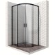 Душевой уголок Ambassador Queen 100х100 11011202Black профиль Черный стекло прозрачное