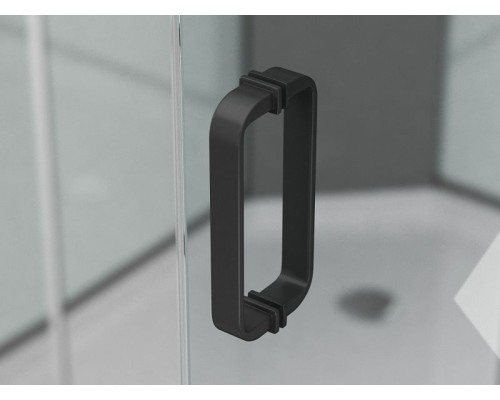 Душевой уголок Ambassador Queen 90х90 11011203Black профиль Черный стекло прозрачное