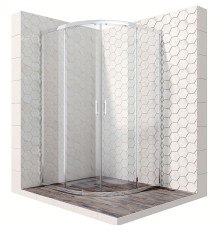 Душевой уголок Ambassador Kingston 90х90 114011104 профиль Хром стекло прозрачное