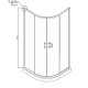 Душевой уголок Ambassador Kingston 100х100 14011105 профиль Хром стекло прозрачное
