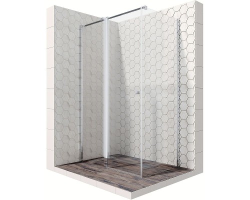 Душевой уголок Ambassador Nord 120х80 13011107 профиль Хром стекло прозрачное
