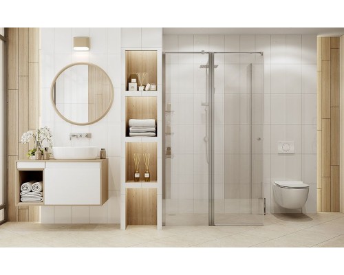 Душевой уголок Ambassador Nord 120х80 13011107 профиль Хром стекло прозрачное