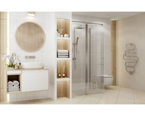 Душевой уголок Ambassador Nord 120х80 13011107 профиль Хром стекло прозрачное