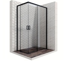 Душевой уголок Ambassador Queen 120х80 11011205RBlack профиль Черный стекло прозрачное