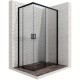 Душевой уголок Ambassador Queen 120х80 11011205RBlack профиль Черный стекло прозрачное