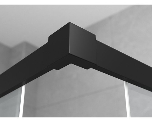 Душевой уголок Ambassador Queen 120х80 11011205RBlack профиль Черный стекло прозрачное