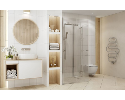 Душевой уголок Ambassador Nord 90х90 13011108 профиль Хром стекло прозрачное