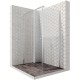 Душевой уголок Ambassador Diamond 120х80 12011104L профиль Хром стекло прозрачное