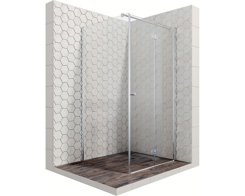 Душевой уголок Ambassador Diamond 100х100 12011106R профиль Хром стекло прозрачное