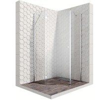 Душевой уголок Ambassador Diamond 90х90 12011111L профиль Хром стекло прозрачное