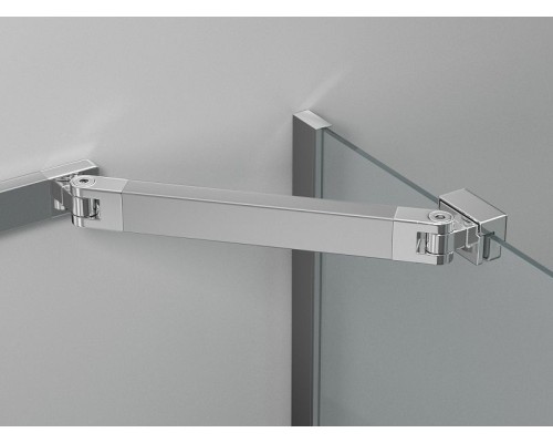 Душевой уголок Ambassador Diamond 90х90 12011111L профиль Хром стекло прозрачное