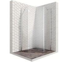 Душевой уголок Ambassador Diamond 100х100 12011112L профиль Хром стекло прозрачное