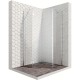 Душевой уголок Ambassador Diamond 100х100 12011112L профиль Хром стекло прозрачное