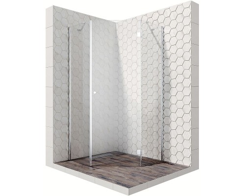 Душевой уголок Ambassador Diamond 100х100 12011112R профиль Хром стекло прозрачное