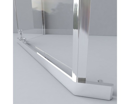 Душевой уголок Vincea Stresa 90х90 VSP-1S900CLB профиль Черный стекло прозрачное