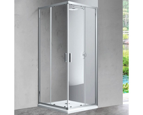 Душевой уголок Vincea Scala 90х90 VSS-2SC900CL профиль Хром стекло прозрачное