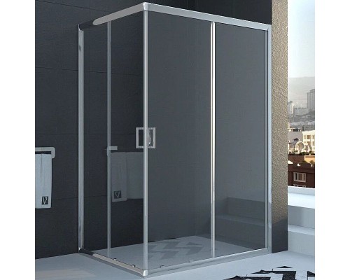 Душевой уголок Veconi Rovigo RV-10 120x90 RV10-12090-01-C5 профиль Хром стекло прозрачное