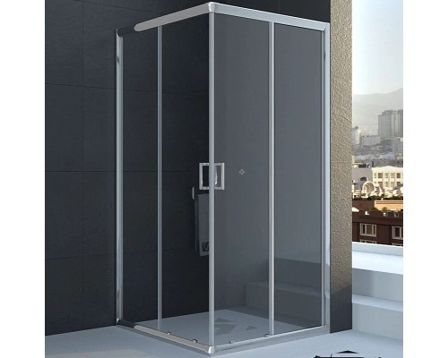 Душевой уголок Veconi Rovigo RV-11 90x90 RV11-90-01-C5 профиль Хром стекло прозрачное