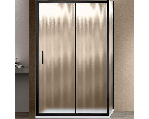 Душевой уголок Vincea Garda 120х90 VSR-1G9012CHB профиль Черный стекло шиншилла