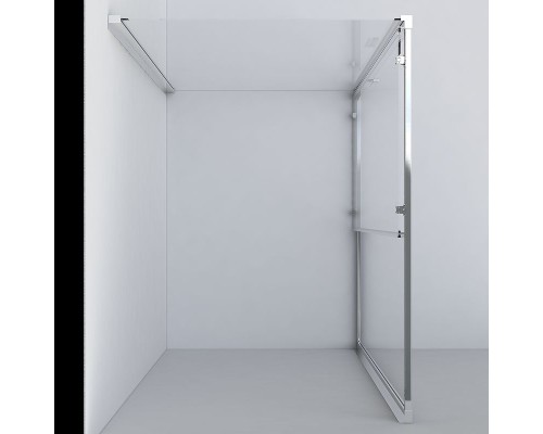 Душевой уголок Vincea Garda 120х90 VSR-1G9012CHB профиль Черный стекло шиншилла