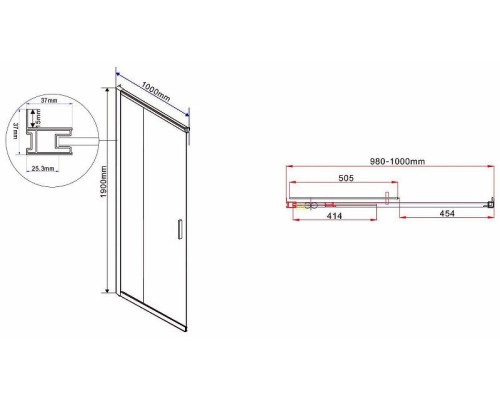 Душевой уголок Vincea Garda 120х100 VSS-1G1012CH профиль Хром стекло шиншилла