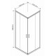 Душевой уголок Vincea Garda 120х120 VSS-1G1212CH профиль Хром стекло шиншилла