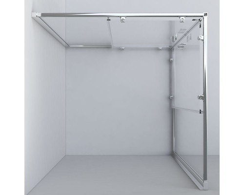 Душевой уголок Vincea Garda 120х110 VSS-1G1112CH профиль Хром стекло шиншилла