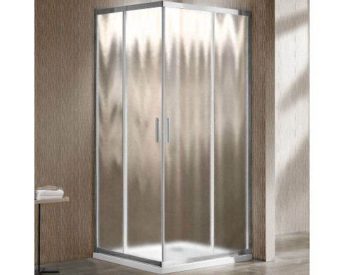 Душевой уголок Vincea Garda 110х90 VSS-1G9011CH профиль Хром стекло шиншилла
