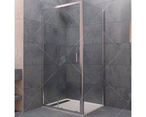 Душевой уголок RGW Passage PA-74 100x70 410874107-11 профиль Хром стекло прозрачное