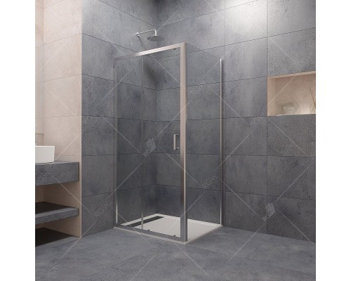 Душевой уголок RGW Passage PA-74 100x70 410874107-11 профиль Хром стекло прозрачное