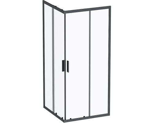 Душевой уголок AM.PM Gem S 90х90 W93G-403-090BT профиль Черный матовый стекло прозрачное