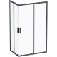 Душевой уголок AM.PM Gem S 120х80 W93G-404-120280-BT профиль Черный матовый стекло прозрачное