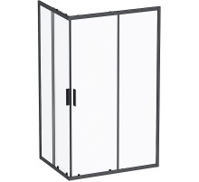 Душевой уголок AM.PM Gem S 120х90 W93G-404-120290-BT профиль Черный матовый стекло прозрачное