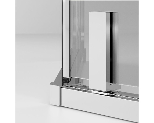 Душевой уголок Ambassador Ritz 100х100 112011203 профиль Черный стекло прозрачное