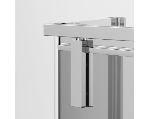 Душевой уголок Ambassador Ritz 100х100 112011203 профиль Черный стекло прозрачное