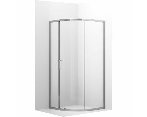 Душевой уголок Ambassador Kingston 100х100 14011113 профиль Хром стекло прозрачное