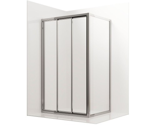 Душевой уголок Ambassador Forsa 100х90 17021101NX-90NX профиль Хром стекло прозрачное