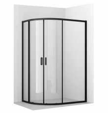 Душевой уголок Ambassador Kingston 100х90 14011207 профиль Черный стекло прозрачное