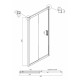 Душевой уголок Ambassador Forsa 100х110 17021116AX-110AX профиль Хром стекло прозрачное