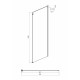 Душевой уголок Ambassador Benefit 160x100 19021105HX-100HX профиль Хром стекло прозрачное
