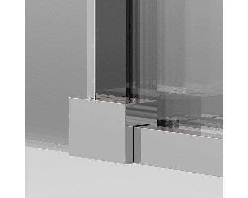 Душевой уголок Ambassador Intense 140x80 110021103IX-80IX профиль Хром стекло прозрачное