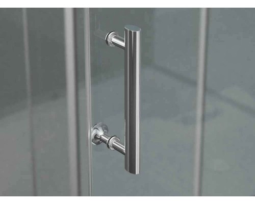 Душевой уголок Ambassador Kingston 80x80 14011119 профиль Хром стекло прозрачное