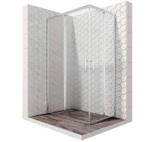 Душевой уголок Ambassador Kingston 120x90 14011122 профиль Хром стекло прозрачное