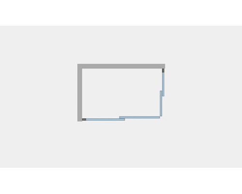 Душевой уголок Ambassador Kingston 120x90 14011122 профиль Хром стекло прозрачное