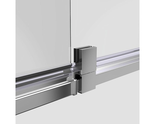 Душевой уголок Ambassador Elysium 100x90 111021104KX-90KX профиль Хром стекло прозрачное