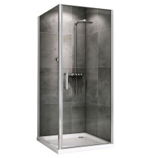 Душевой уголок Abber Sonnenstrand 90x85 AG04090-S85 профиль Хром стекло прозрачное