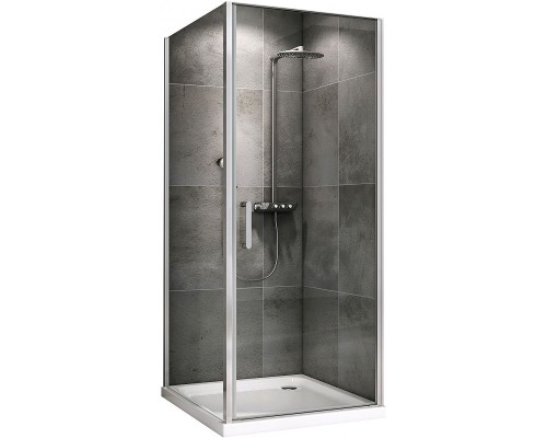 Душевой уголок Abber Sonnenstrand 90x85 AG04090-S85 профиль Хром стекло прозрачное