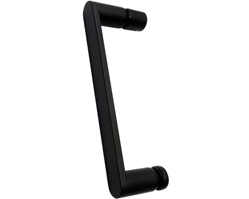 Душевой уголок Abber Sonnenstrand 100x75 AG04100B-S75B профиль Черный стекло прозрачное